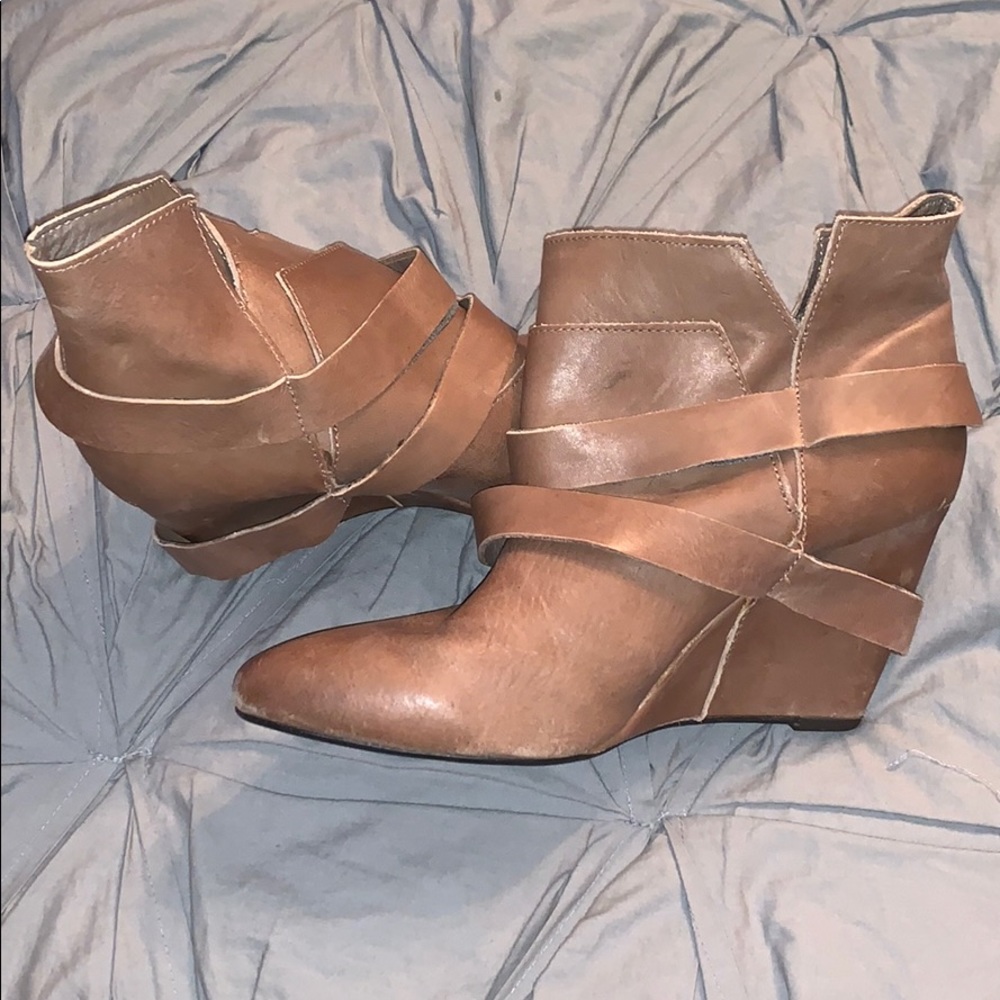 Never Worn Leather Booties